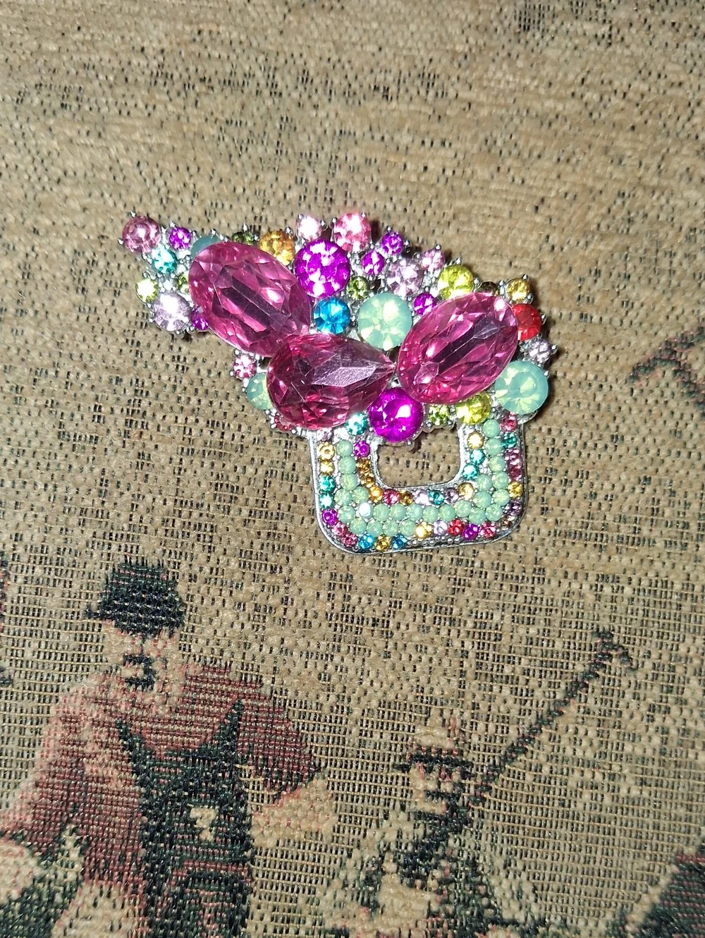 MULTICOLORED Brooch